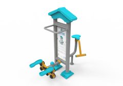 Oturarak Bel Cevirme ve Step Aleti PF-208 | Dış Mekan Spor Aletleri | Erse Kent Mobilyaları